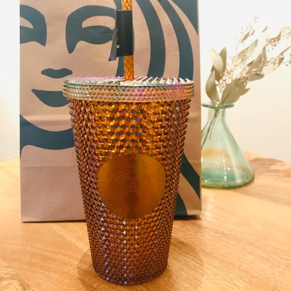 Starbucks 50th Anniversary Gold Metallic Tumbler